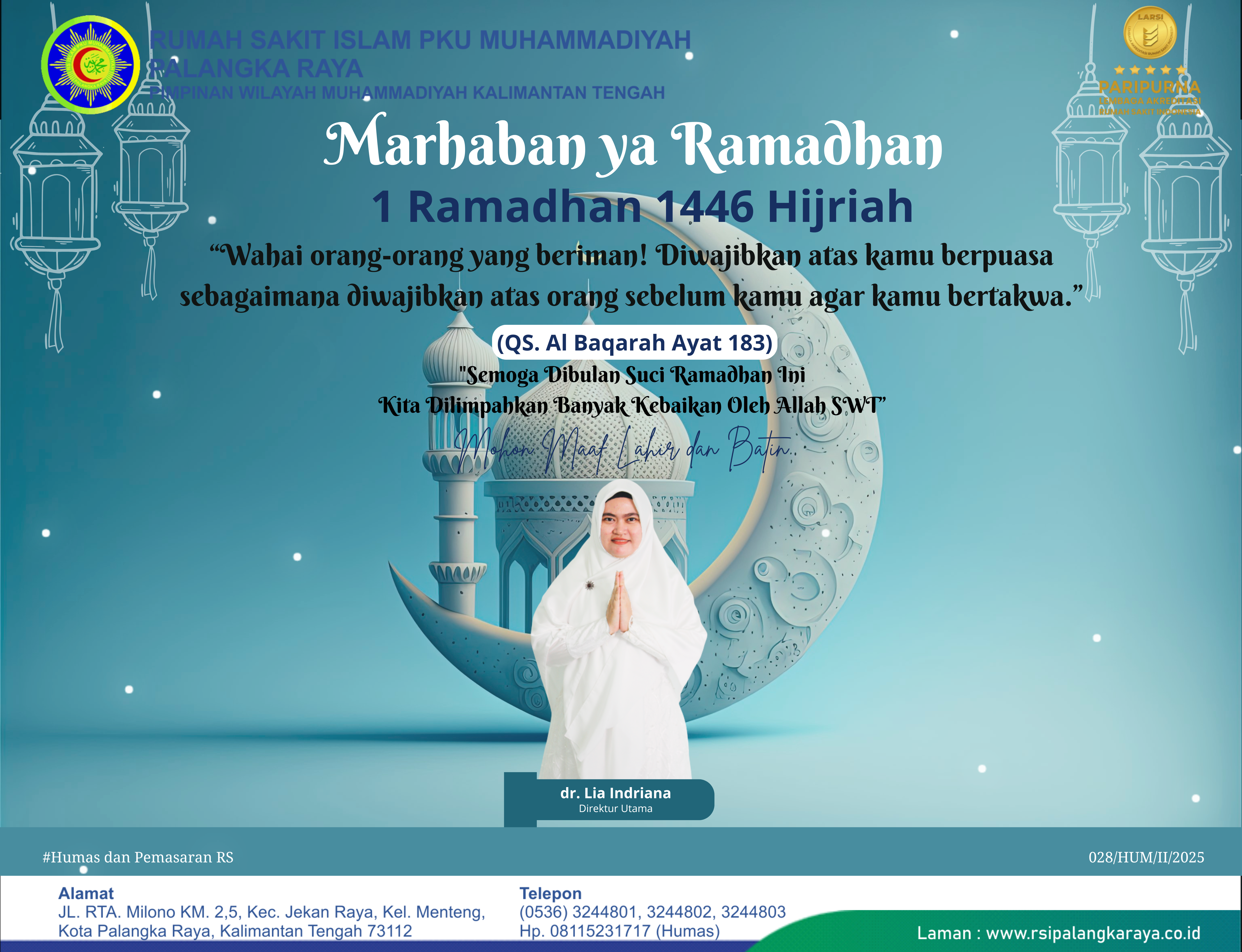 1 RAMADHAN 1446 H / 01 MARET 2025 M