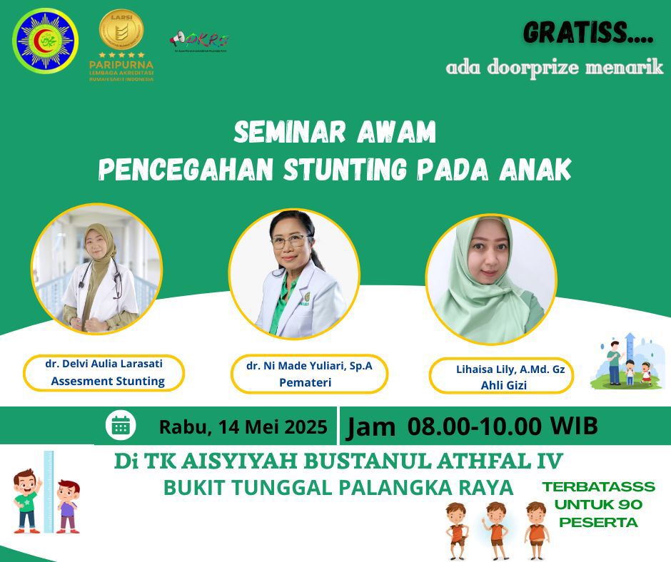 Cegah Stunting, RS Islam PKU Muhammadiyah Adakan Seminar Cegah Stunting, RS Islam PKU Muhammadiyah Adakan Seminar