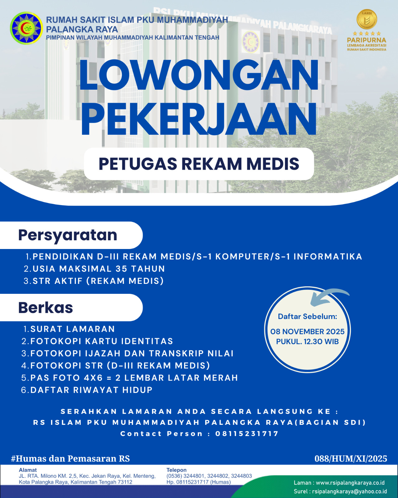 Loker 088/XI/2025