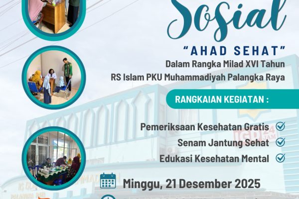 Pemeriksaan Kesehatan Gratis di Car-Free Day, Semarak Milad ke-16 RS Islam PKU Muhammadiyah Palangka Raya