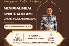 Istikomah dalam Menggali Nilai Spritual Islami dalam Pelayanan Medis